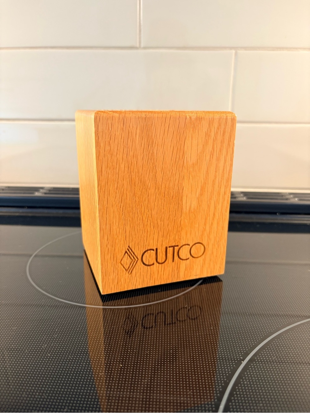 Cutco Natural Wood Utensil Organizer